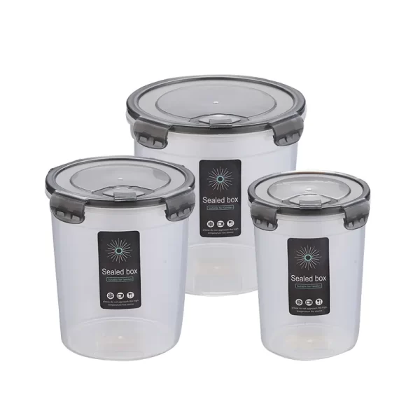 Bulk Airtight Food Storage Containers 3 Piece Plastic (3)