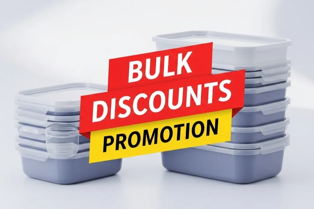 Bulk Discounts Promotion-eCommerce Food Storage Containers Bulk