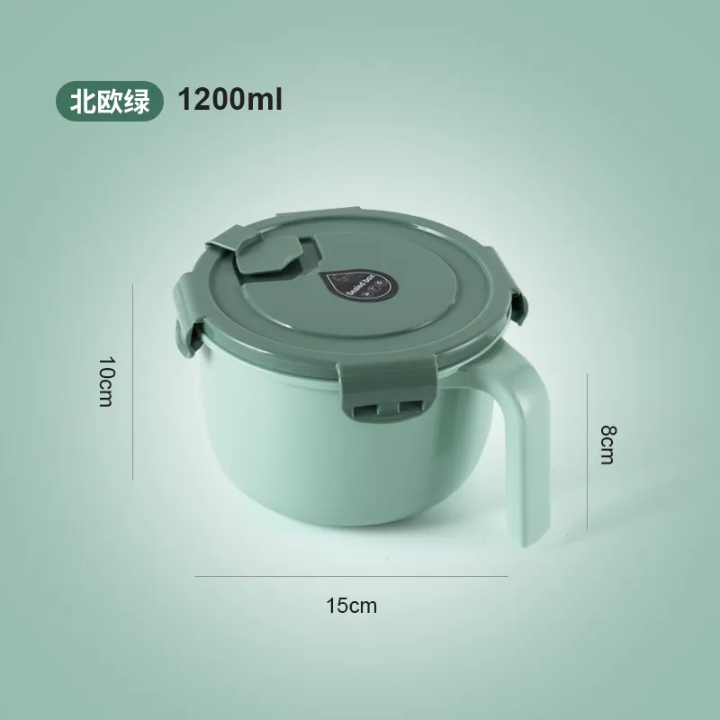 Bulk Microwavable Ramen Bowl-Green