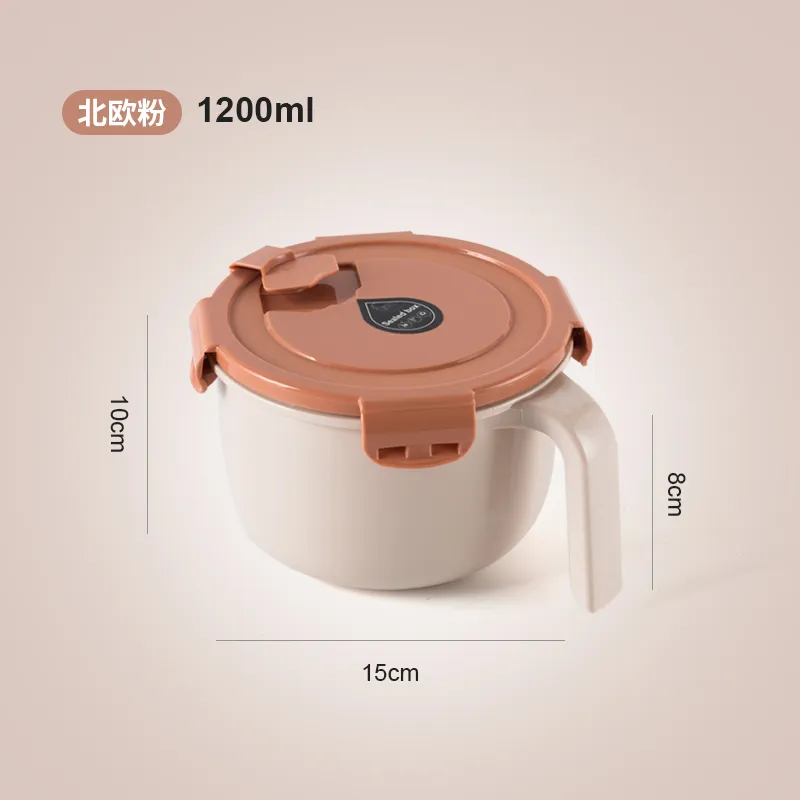 Bulk Microwavable Ramen Bowl- Pink