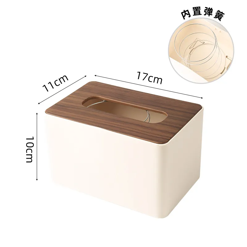 Black Walnut wood grain Tissue Paper Box size