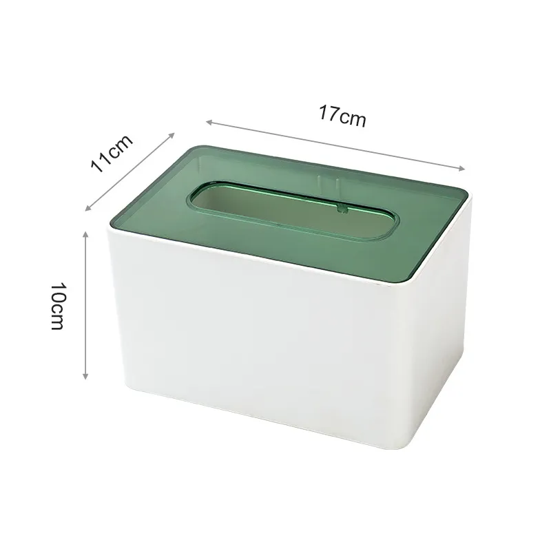 Green Rectangular Tissue Box Supplier (2)