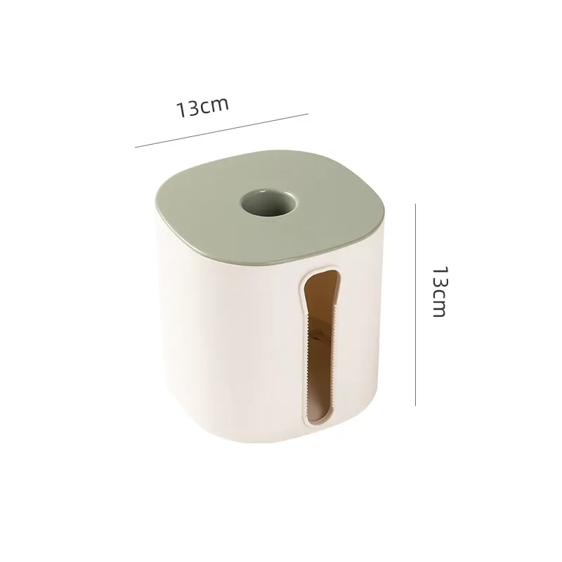 Green Round Tissue Box in Bulk
