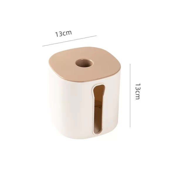 Khaki Round Tissue Box in Bulk