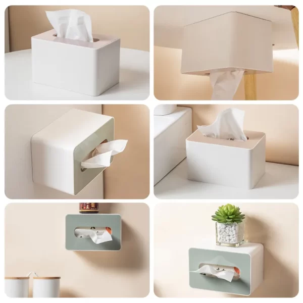 Plastic Facial Tissue Box in Bulk (4)