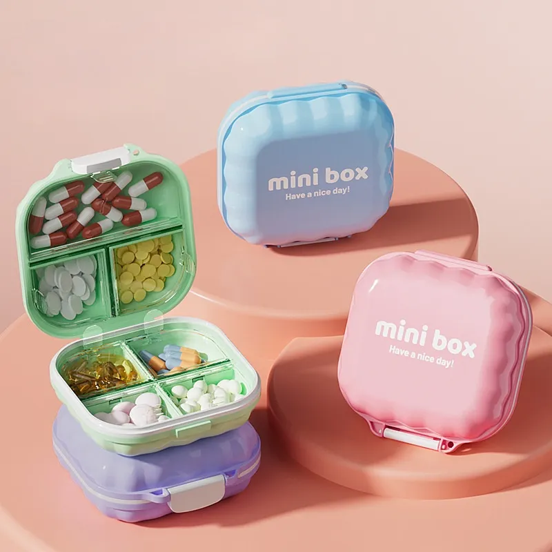 Custom Pill Box Wholesale Plastic 7 Days Medicine Case (2)