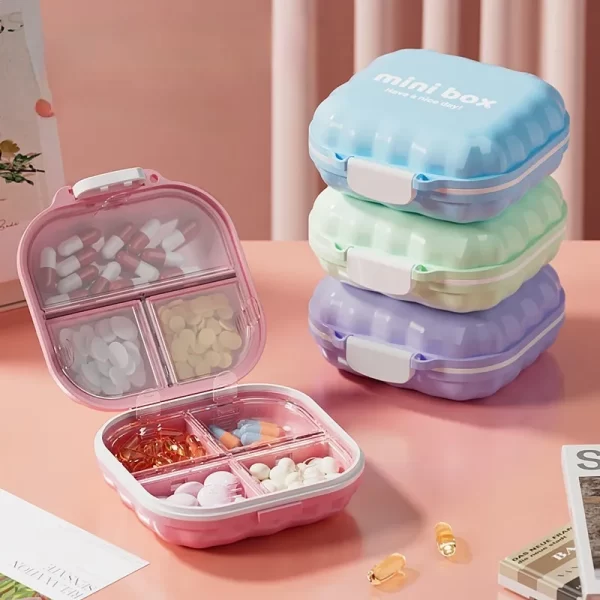 Custom Pill Box Wholesale Plastic Medicine Case (1)