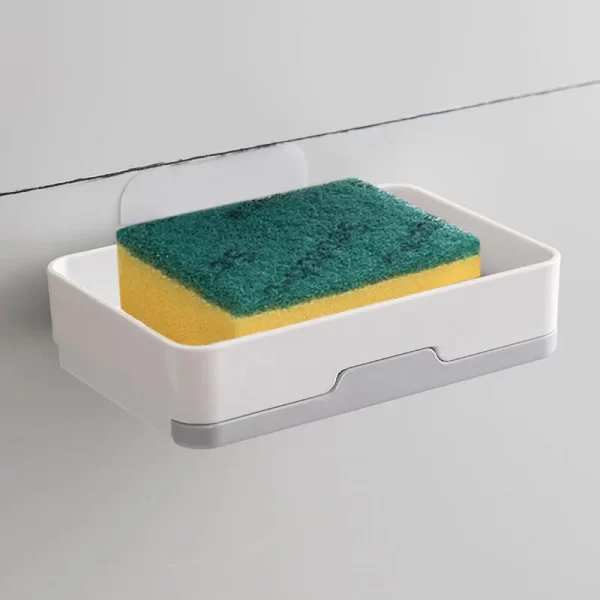 Bulk Plastic Soap Holder with Drain (1)