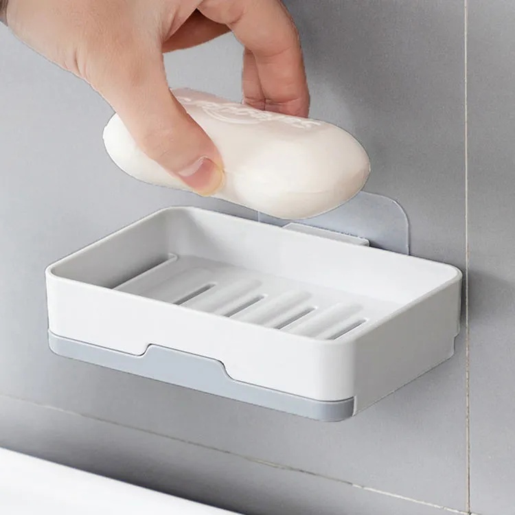 Bulk Plastic Soap Holder with Drain (2)