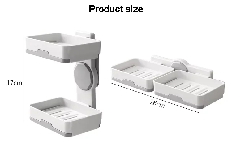 Custom Plastic Soap Dish for Bathroom - sizes
