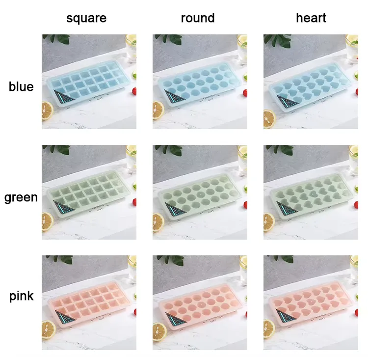 Custom Silicone Ice Cube Tray Manufacturer