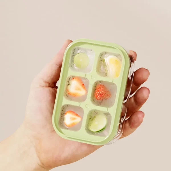 Mini 6-Grid Silicone Ice Cube Trays Molds Manufacturer (2)