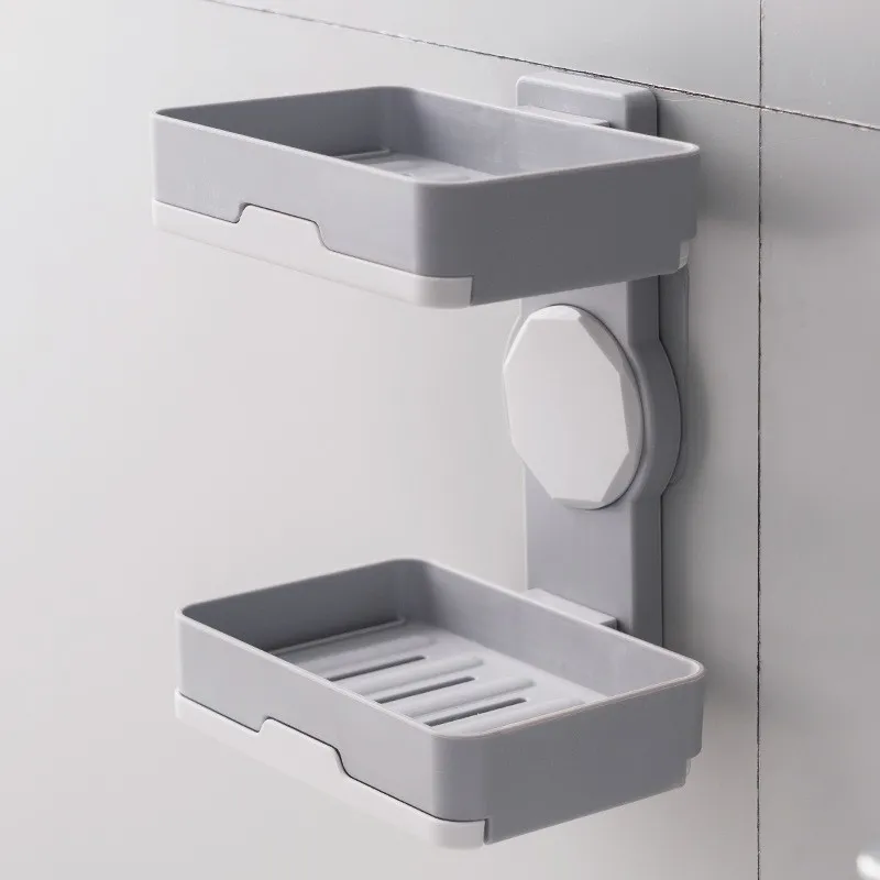 gray - Double layer Soap Holder Wholesale