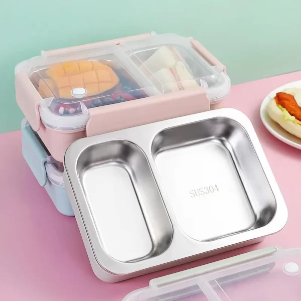 2 Compartments Lunch Box in Bulk -xinghui plastic manufacturer (5)