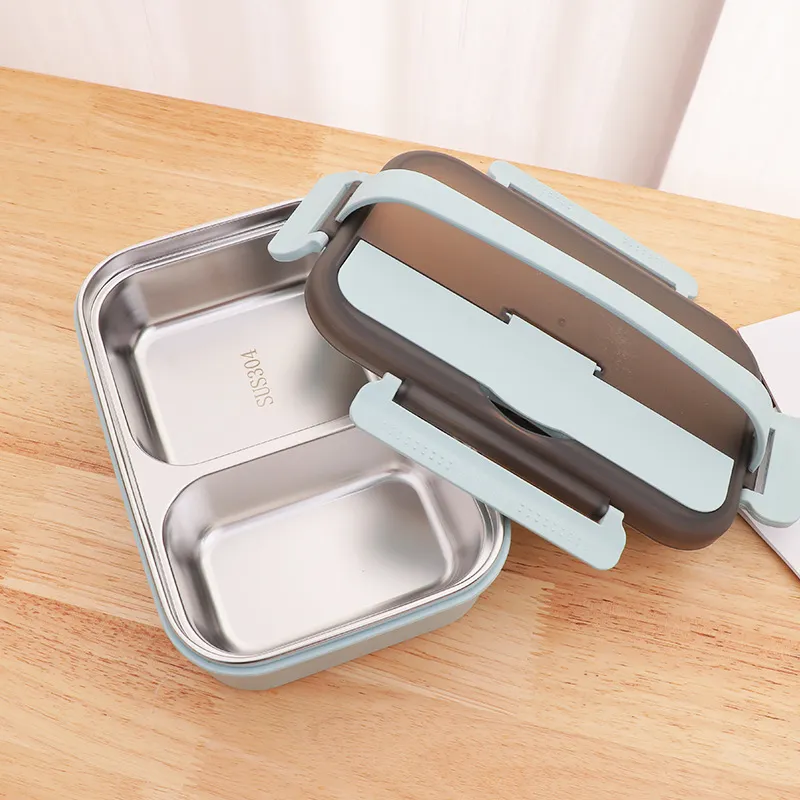 2 compartments - Bulk Lunch Boxes for Kids (6)