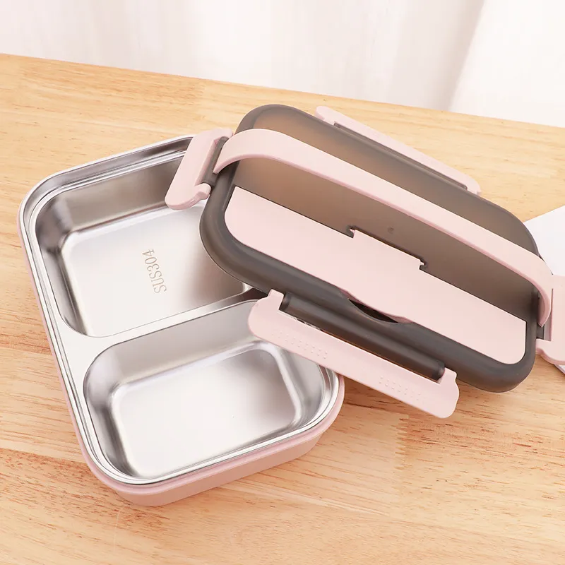 2 compartments - Bulk Lunch Boxes for Kids (8)