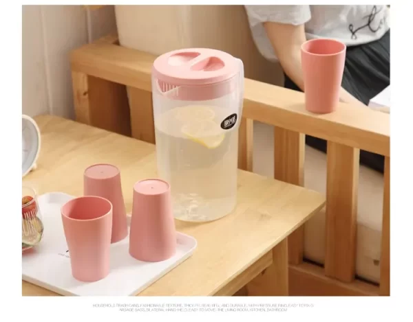 Custom Plastic Water Pitcher with Lid