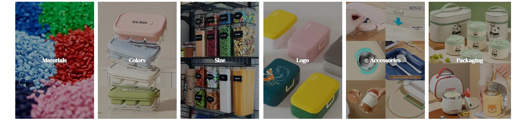 Customized Plastic Food Containers