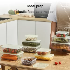 Meal Prep Plastic Food Container Set Wholesale Manufacturer