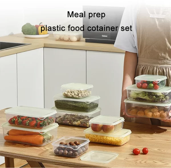 Meal Prep Plastic Food Container Set Wholesale Manufacturer