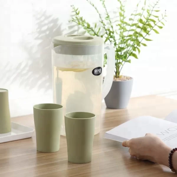 OEM Plastic Water Pitcher with Lid (2)